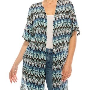 Women’s short sleeve duster